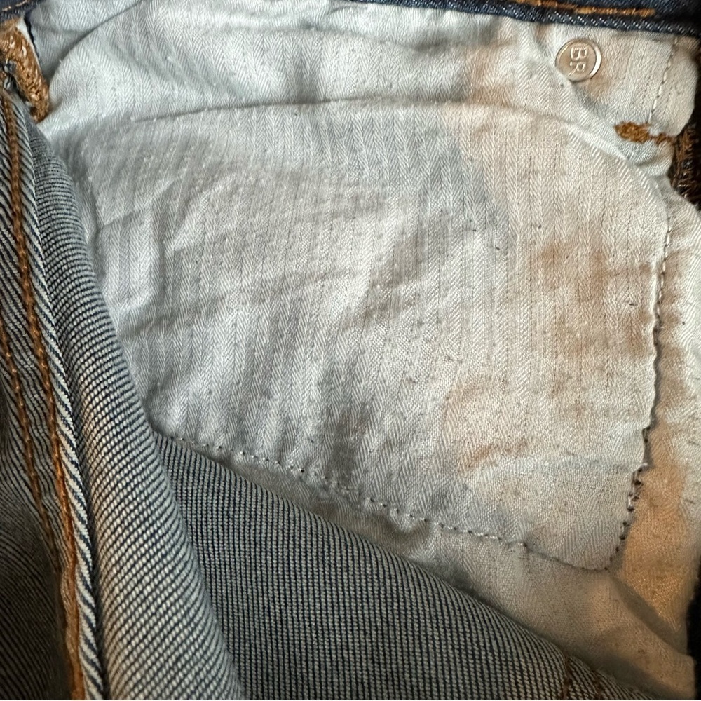 Banana Republic Medium Wash Traveler Jeans Size 31 x 32 Slim Fit - Picture 5 of 6